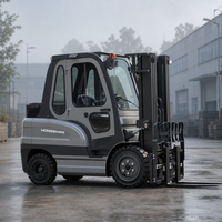 Pengiriman Cepat 1Ton 1.5Ton 2Ton Dijual Tinggi Angkat 3m Empat Roda Baterai CE Gudang 60V Forklift Listrik