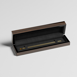 Caja de regalo de joyería de madera de gama alta Logotipo personalizado Mdf Juego de joyero magnético - Product Image 3
