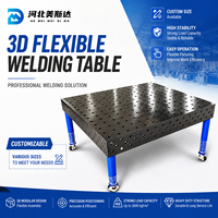 Plataforma de Soldadura 3D Estándar y Personalizada, Superficie de Acero Nitrurado, Ensamblaje Manual, Estación de Soldadura sin Alimentación Eléctrica