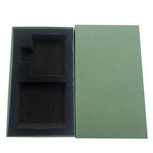 กล่องกระดาษสำหรับลิ้นชักพร้อมโฟมสีดำบรรจุภัณฑ์เครื่องประดับกล่องใส่สร้อยคอสีเขียวของขวัญกระดาษแข็งออกแบบโลโก้ได้ตามต้องการ - Product Image 2