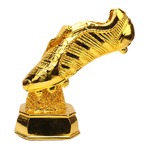 Trofeo Deportivo Personalizado de la Marca YX para Partidos de Fútbol, Balón de <span class=keywords><strong>Oro</strong></span>, Diseño Artístico Pintado, Hecho de Resina - Product Image 5