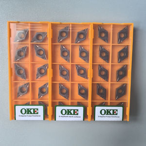 Inserto de Carburo Original de Marca DCMT11T304-OTM OP1215 con Recubrimiento TIAIN, Herramienta de Torneado Externo Cuadrada para Torno CNC, Acero, Aleación Dura, OEM - Product Image 2