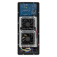 Module d'amplificateur de puissance actif professionnel haute puissance 1200W classe D DSP en métal avec pour pour caisson de basses et son surround