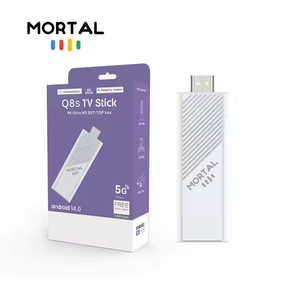 Mortal Q8S Android 14 TV Stick H313 8K HDR10+ WiFi Dual Band BT5.0 IPTV Ready OTT Streaming Media Player 2GB+16GB - Product Image 1