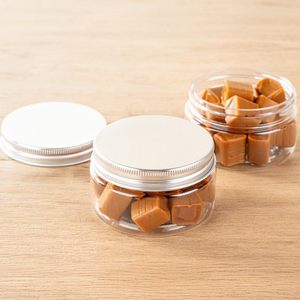 Frasco Transparente de PET con Forma Personalizada, Grado Alimenticio, 500 ml, Recipiente Hermético con Tapa Fácil de Abrir para Almacenar Galletas, Dulces y Pasteles - Product Image 3