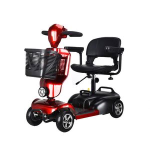 Cross-Border Lightweight Aluminum Alloy <b>Foldable</b> Elderly <b>Scooter</b> 24V300W Motor Detachable Battery Four-Wheel Anti-Fall Disabled - Product Image 5