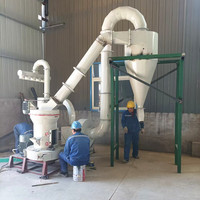 Petit broyeur Raymond à moteur AC, capacité 0,3-1,2 T/h, pour le traitement des roches calcaires, des minerai d'or et des minerai de quartz dans l'exploitation minière