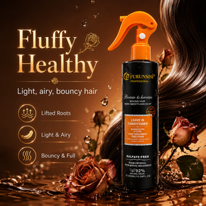 Spray acondicionador sin sulfatos Furunshi con biotina y queratina, anticaída, para aumentar el volumen del cabello y cuidar el cuero cabelludo. - Product Image 2