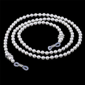 Chaînes de <span class=keywords><strong>lunettes</strong></span> perlées blanches Chaînes de <span class=keywords><strong>lunettes</strong></span> <span class=keywords><strong>Lunettes</strong></span> de soleil Cordons <span class=keywords><strong>pour</strong></span> <span class=keywords><strong>les</strong></span> <span class=keywords><strong>tenir</strong></span> <span class=keywords><strong>Cordon</strong></span> de <span class=keywords><strong>lunettes</strong></span> - Product Image 4