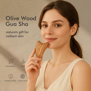 Outil de massage <span class=keywords><strong>Gua</strong></span> <span class=keywords><strong>Sha</strong></span> en bois personnalisé avec logo pour le visage et le corps, masseur liftant pour le visage, soulagement des points de pression, cadeau pour la relaxation et la réduction de la douleur - Product Image 3