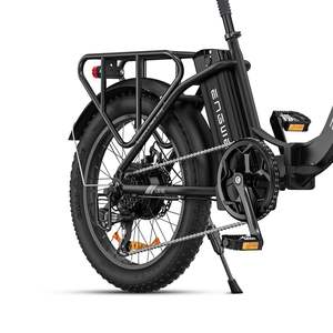 Vélo pliant électrique sans balais en alliage d'aluminium L20 <span class=keywords><strong>SE</strong></span> 36V 250W avec pneus larges 20x3.0, suspension verrouillable et frein à disque mécanique 7 vitesses - Product Image 6