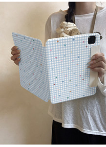 Nuova Custodia Magnetica a Righe con Stelle per <span class=keywords><strong>iPad</strong></span> <span class=keywords><strong>Air</strong></span> 7/6, <span class=keywords><strong>Apple</strong></span> 11a Generazione, Pro, Tablet Mini 7, per Ragazze 11/10a Generazione - Product Image 4