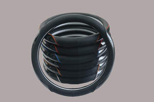 Funda de Cuero PVC para Volante de Coche, con Orificios de Ventilación, Transpirable, Protectora, Accesorios para el Interior del Coche - Product Image 5