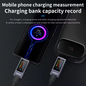 KWS-2302C Loại-C USB Detector Vôn kế Ampe kế USB Tester điện áp hiện tại Tester Công suất điện Tester - Product Image 3