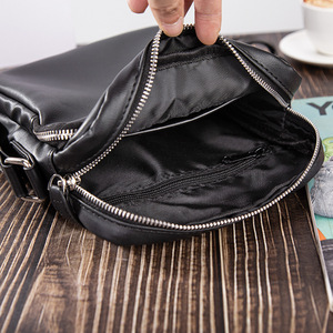 Borsa a Tracolla da <span class=keywords><strong>Uomo</strong></span> Personalizzata con Logo del Marchio e Tasca Frontale, Design Vintage in Pelle PU Resistente di Guangzhou - Product Image 5