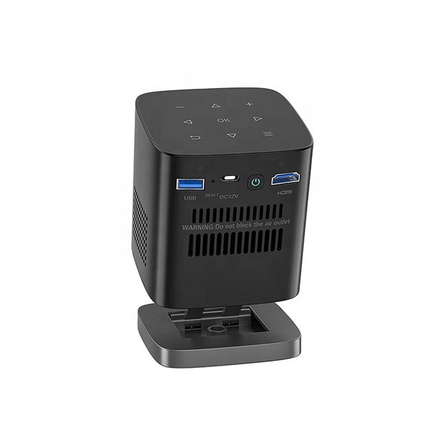 EASUNTECH Pico Wifi Wireless Small Rechargeable Pocket 3D DLP Outdoor Led Smart Android Portable Mini 4K Projectors with Battery