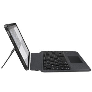 Étui pour iPad 9e génération avec clavier sans fil BT, étui pour tablette pour iPad 10,2 pouces, étui de protection en cuir PU - Product Image 4