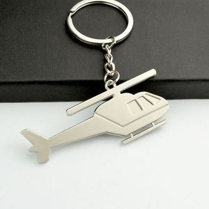 Porte-clés hélicoptère, cadeaux souvenirs, porte-clés avion 3D en métal personnalisé, cadeaux promotionnels pour compagnies aériennes - Product Image 3