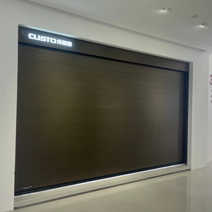 KUZI persianas enrollables de seguridad residencial de diseño moderno de alta calidad profesional Puerta de persiana enrollable de aluminio para Parque de <span class=keywords><strong>garaje</strong></span> - Product Image 1