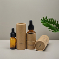 Boîte ronde en carton personnalisée de haute qualité pour l'emballage de cosmétiques, pour flacon d'huile essentielle ou de parfum