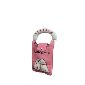 Sac à main en polyester pliable à motif lettres haut de gamme, tricoté, design unique, fermeture ouverte, sac fourre-tout décontracté de luxe pour femme, idéal pour les voyages - Product Image 5