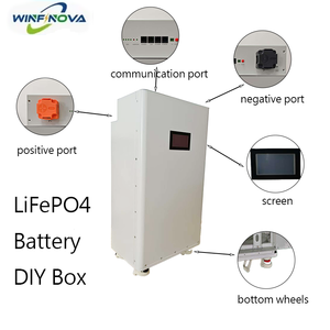 Thùng đựng pin năng lượng mặt trời Lifepo4 280Ah 51.2V, loại đứng, không chứa pin, bộ dụng cụ tự lắp ráp, bảo hiểm kép, kiểu đứng - Product Image 4