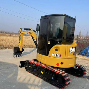 Sử Dụng Kỹ Thuật Máy Móc Xây Dựng Sử Dụng Máy Xúc Ban Đầu Cat303.5e Digger Với Dozer Miếng Đệm Cao Su Và Đu Boom - Product Image 1