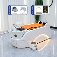 Lit de massage corporel complet 4D personnalisable en usine, lit de lavage de cheveux pour salon de beauté, lit de thérapie capillaire pour barbier