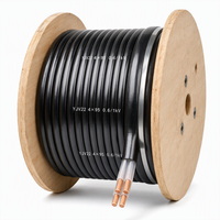 Câble d'alimentation blindé en acier avec conducteur en cuivre 4 brins XLPE PVC 0,6/1KV pour câblage souterrain, construction de bâtiments 4*95mm2