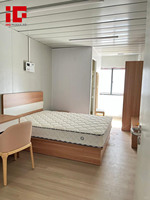 Maison conteneur de luxe personnalisée de 20 pieds, mini-maison moderne, préfabriquée, mobile, démontable, en kit