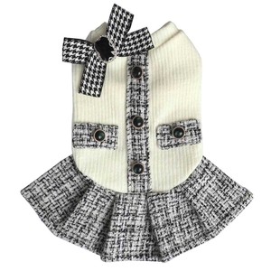 Nuevo Vestido de Punto para Perros Pequeños, Diseño Japonés y Coreano, Falda de Tweed para Cachorros y Perros Pequeños - Product Image 2