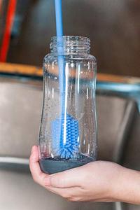 แปรงทำความสะอาดขวดซิลิโคนเกรดอาหารอเนกประสงค์ ปลอดสาร BPA ใช้ซ้ำได้ - Product Image 6
