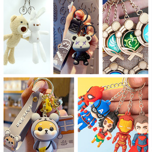 Cadena de 4 Eslabones Personalizada, Extensión de Llavero, Chapado en Níquel, para Bolsos, Muñecas, Juguetes, Suministros para Manualidades con Cuentas - Product Image 1