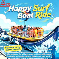 Grand équipement de parc d'attractions de luxe pour la pratique du surf, manège extérieur à sensations fortes à vendre