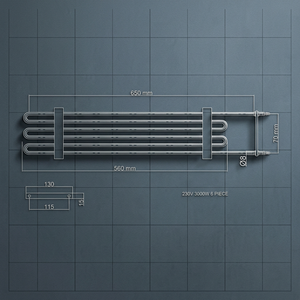 Éléments chauffants résistifs Hotstar OEM 730-11 230V 3000W 8Q MM en acier inoxydable pour chauffage d'air industriel et de cuisine, écologiques, garantie 2 ans - Product Image 3