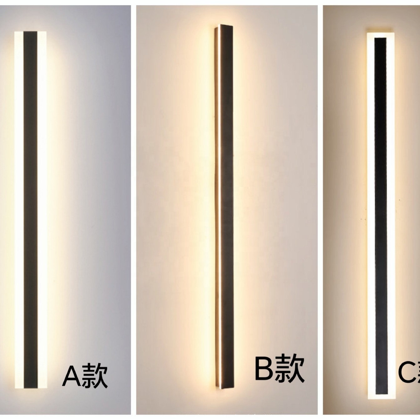JYLIGHTING Outdoor IP65 Indoor Room Black Long Strip Linear Wall Light Waterproof CE SAA Aluminum Acrylic Garden Lamp Wall Lamp · image 4