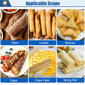 ORME Machine automatique de fabrication de rouleaux de printemps d'oeufs Lumpia Wrapper Maker Ethiopian Injera Make Machine - Product Image 6