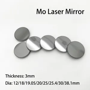 Espelho refletor de vidro óptico, espelho refletor a laser, molybdenum para máquina a laser, venda quente