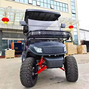 2024 Chinese Good Quality Factory Customized Hunting 4 Seater Electric Golf Cart 6 Seats Off Road Electric Golf Cart Buggy