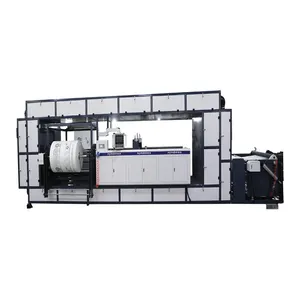 Non woven screen flexographic printing machine with glass cabinet New Condition Flat Bed Clam Shell Screen Printing Machine