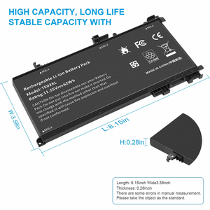 แบตเตอรี่พรีเมี่ยม 11.55V 61.6Wh 5150mAh รุ่น TE03XL ในตัว สำหรับ HP 15-AX 15-BC แบตเตอรี่ที่ปลอดภัย - Product Image 4