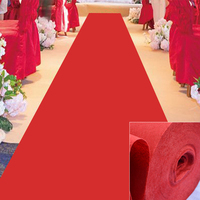 Dicker rutsch fester Teppich Hochzeitstag Feier Bühne Landebahn Eröffnung Roter Teppich Outdoor Indoor Ausstellung Teppiche