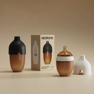 HEORSHE - Biberón <span class=keywords><strong>de</strong></span> Silicona <span class=keywords><strong>de</strong></span> 240 ml (8 oz) para Recién Nacidos, Libre <span class=keywords><strong>de</strong></span> BPA, para <span class=keywords><strong>Leche</strong></span> <span class=keywords><strong>de</strong></span> Fórmula, Regalo para Madres <span class=keywords><strong>de</strong></span> Bebés <span class=keywords><strong>de</strong></span> 0 a 12 Meses - Product Image 6