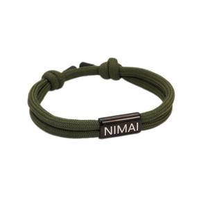 Bracelet <span class=keywords><strong>personnalisé</strong></span> avec initiale en acier inoxydable et breloque en corde de voile pour la fête des pères, <span class=keywords><strong>cadeau</strong></span> pour petit ami, mari, papa - Product Image 5