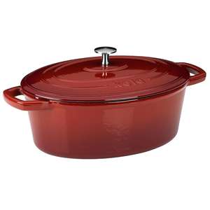 Sartén para asar Kela Calido ovalada 4l 29x23cm A: 11cm rojo-beige - Product Image 1