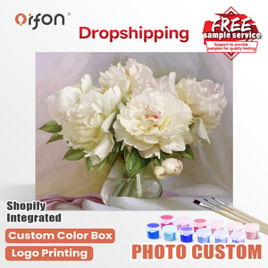 Kit <span class=keywords><strong>de</strong></span> <span class=keywords><strong>Peinture</strong></span> par Numéros Orfon Dropshipping - <span class=keywords><strong>Bouquet</strong></span> <span class=keywords><strong>de</strong></span> Pivoines - <span class=keywords><strong>Peinture</strong></span> à l'Huile - Art Floral Élégant pour la Décoration Intérieure - Bricolage - Product Image 1