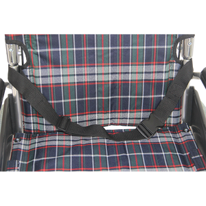 ציפוי אלומיניום נייד למנוחה כיסא גלגלים 100 ק "ג קיבולת 27 ס" מ רוחב מקופל עבור מבוגרים מוגבלויות שיקום - Product Image 6