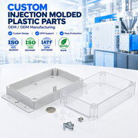 Boîtier électrique personnalisé en nylon, ABS, PC, acrylique, polyester, polycarbonate, pièces moulées par injection en plastique