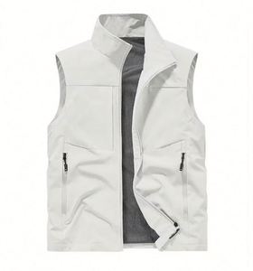 Gilet de travail extérieur respirant personnalisé avec logo imprimé, multi-poches, sans manches, pour photographe, pêcheur, gilet utilitaire - Product Image 2