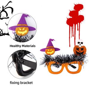 Halloween Decoration Beweglich Plastic Glasses Accessories <b>Decor</b> <b>Spring</b> Crow Towel Strip Glass Frame - Product Image 3